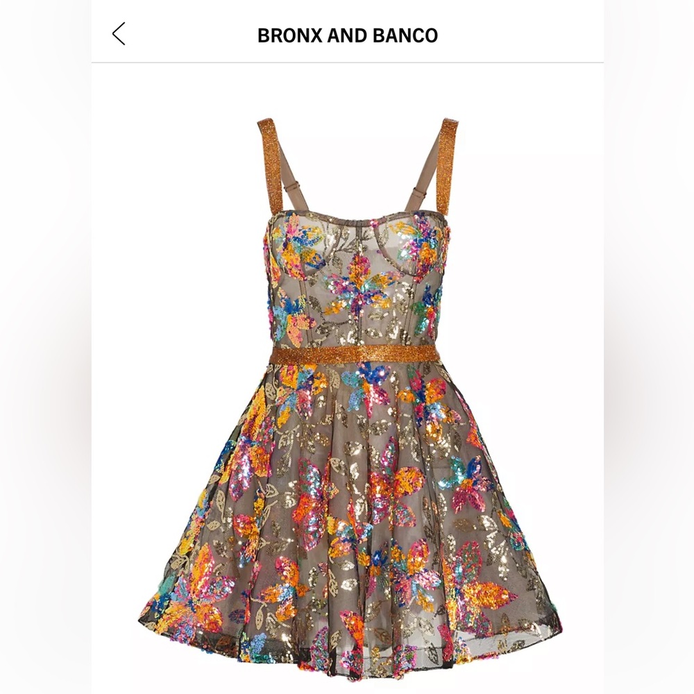 Bronx And Banco Mademoiselle Sequin Dress